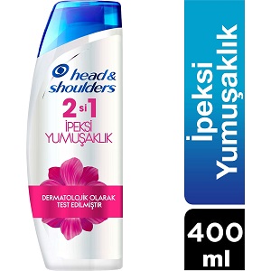 2'si 1 Arada Kepek Karşıtı Şampuan İpeksi Yumuşaklık 400 ml