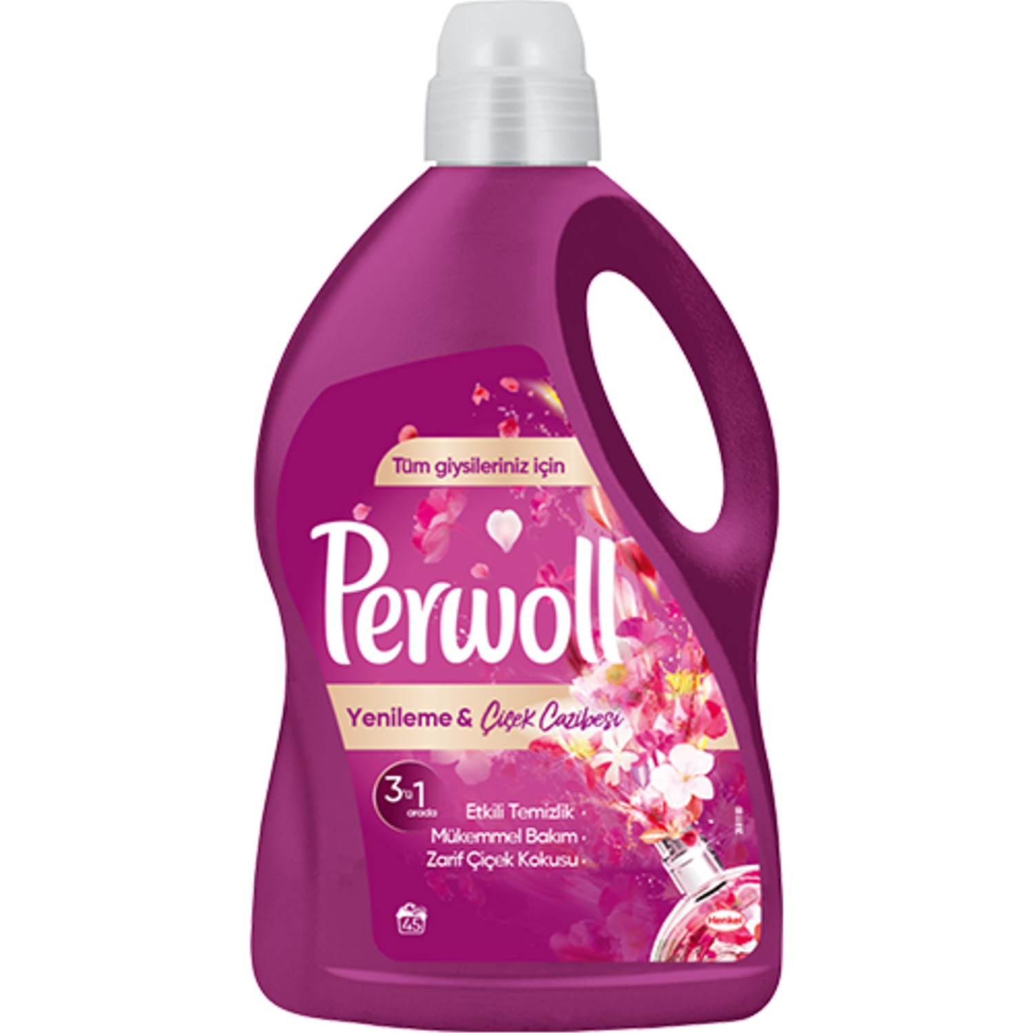 Perwoll Hassas Sıvı Çamaşır Deterjanı Yenileme&Çiçek Cazibesi 2,7 L